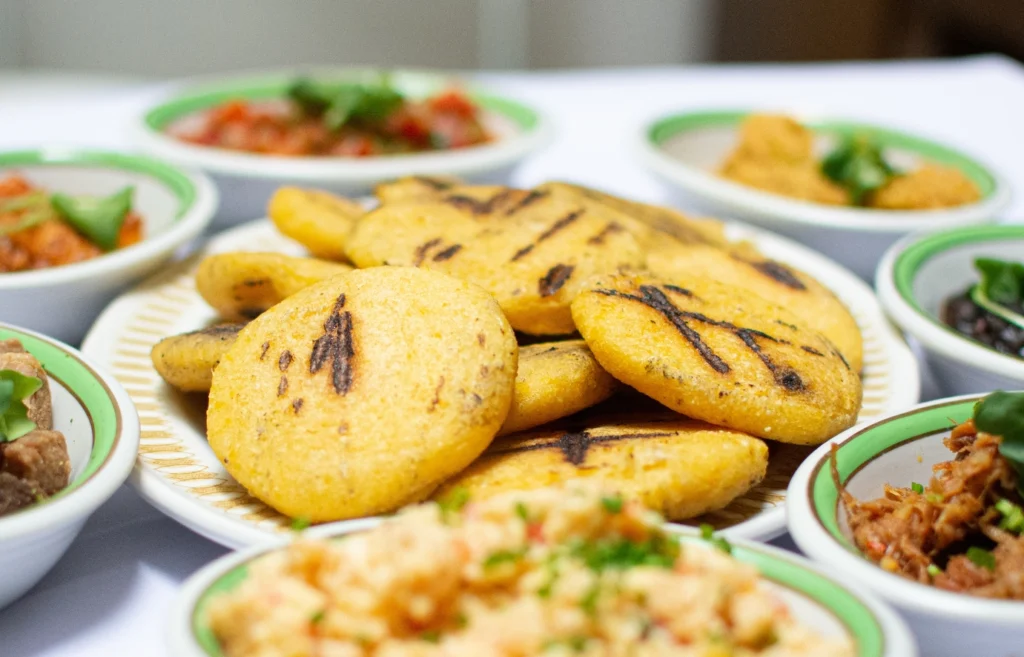 arepa colombian food