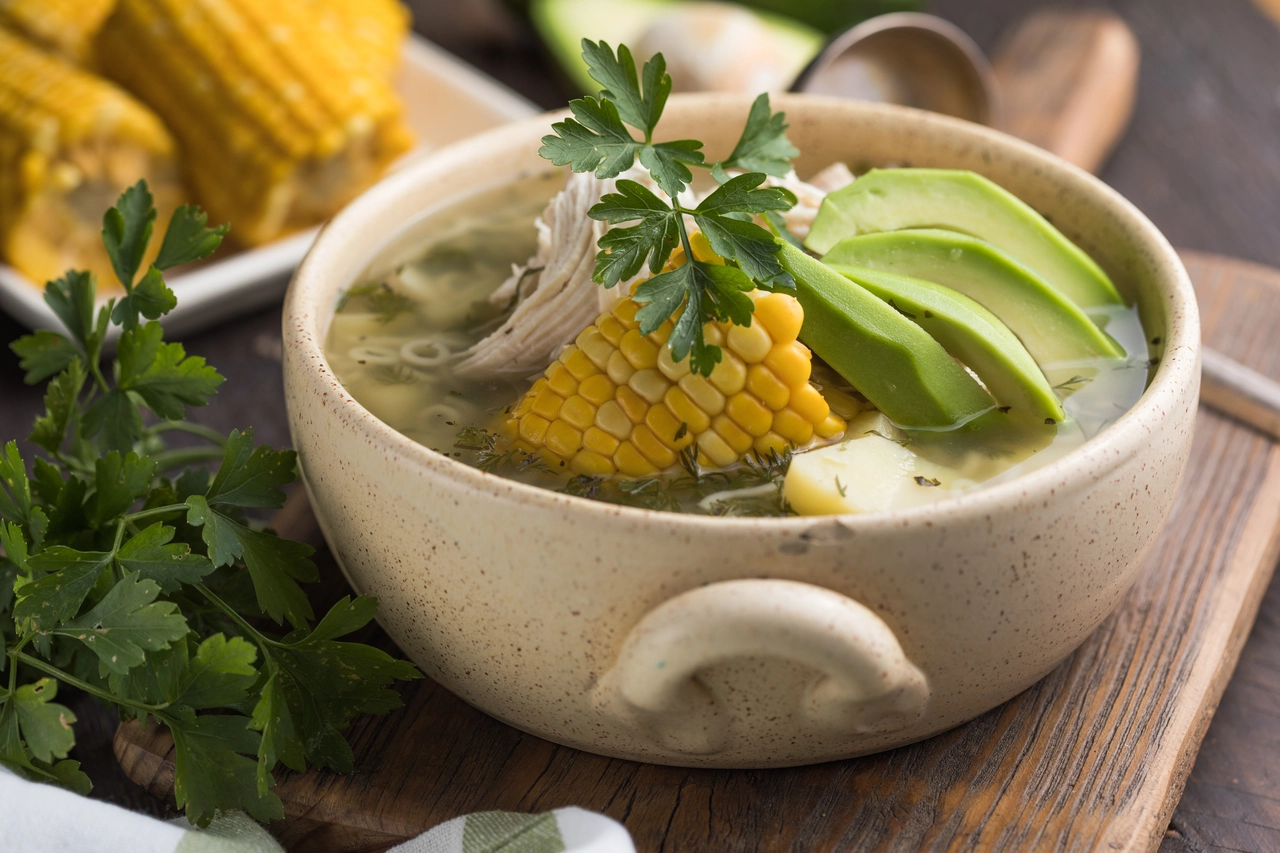 traditional ajiaco national colombian soup